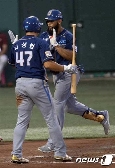 테임즈 Kbo 최초 한 시즌 사이클링 히트 2회 달성 머니투데이