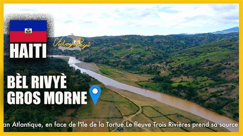 Incredibly beautiful river in Haiti Trois Rivières Gros Morne Video 4K