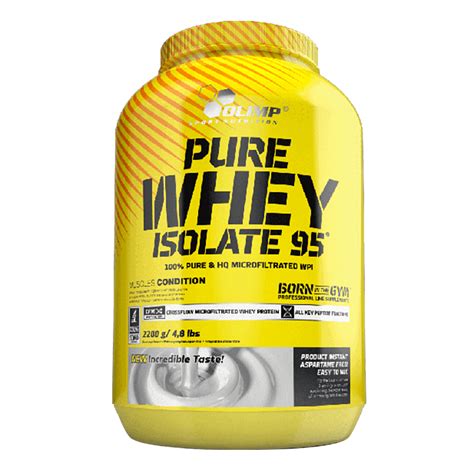 Olimp Sport Nutrition Pure Whey Isolate 95 Strawberry 4 8 Lb 30 Gm