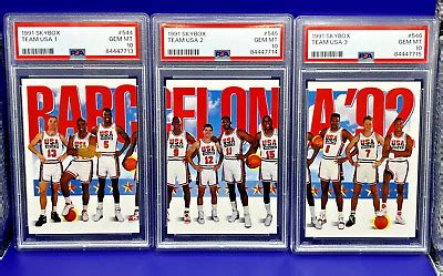 Skybox Usa Dream Team Set Jordan Bird Consecutive