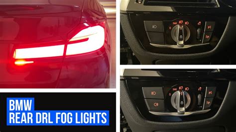 Bmw G F Rear Drl Fog Lights Coding Youtube