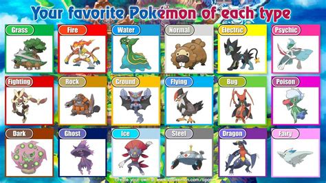 Favourite gen 4 pokemon of each type | Pokémon Amino