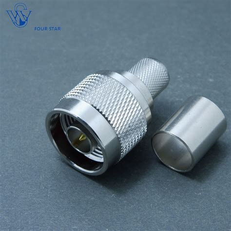 Antenna Wire Electrical Waterproof Male Crimp Rf Coaxial N Type Plug