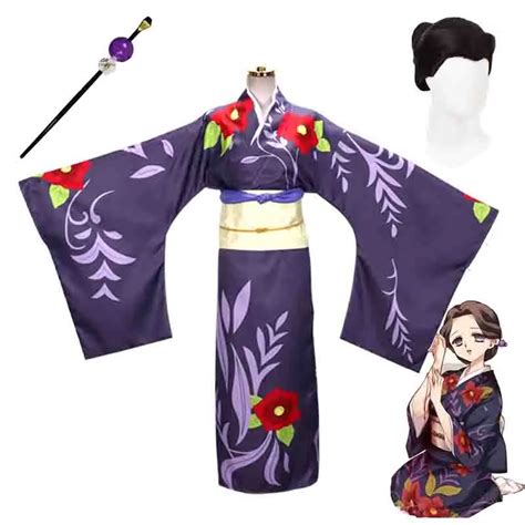 Demon Slayer Kimetsu No Yaiba Anime Cosplay Costume Tamayo Uniform