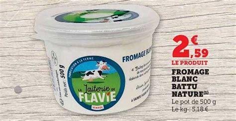 Promo Fromage Blanc Battu Nature Chez Hyper U ICatalogue Fr