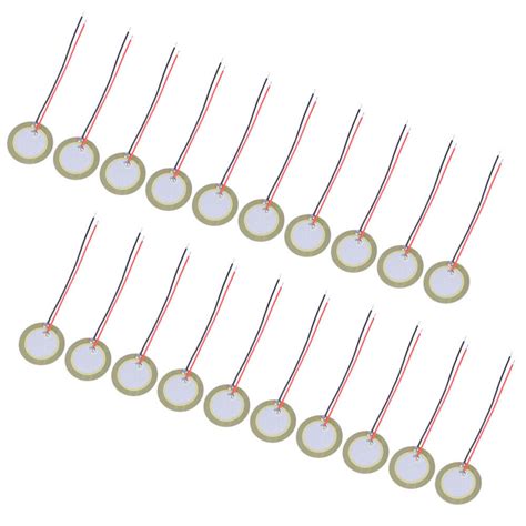 20 PCS Piezo Summer Gitarren Tonabnehmer Akustisch Mikrofon EBay