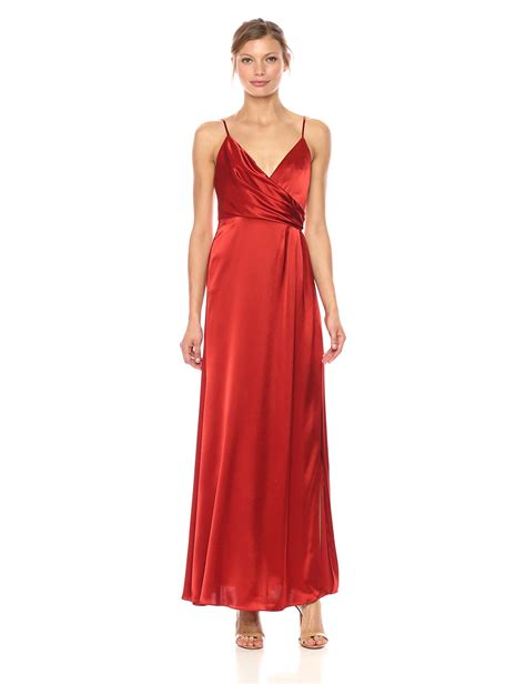 Jill Jill Stuart Womens Satin Wrap Slip Dress