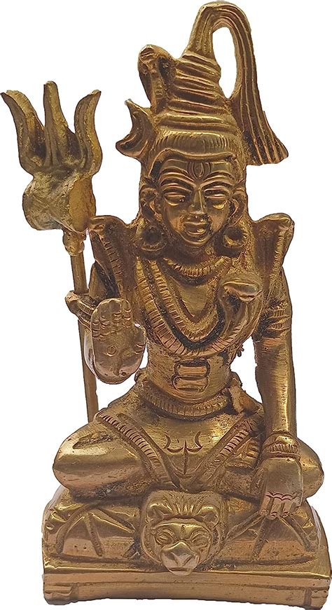 Buy Parijat Handicraft Brass Hindu God Figurine Sculpture Statue For