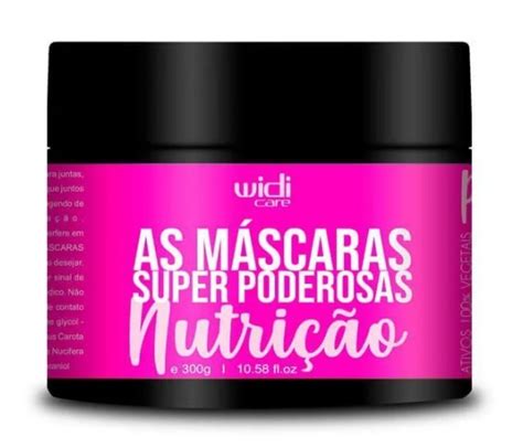 As Máscaras Super Poderosas Nutrição 300g Widi Care Vem Florescer