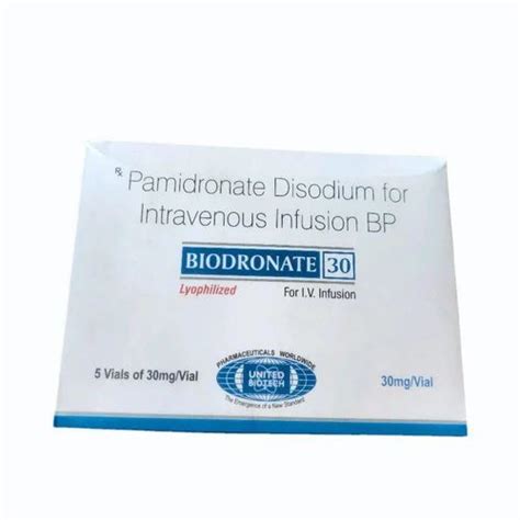 30mg Pamidronate Disodium Injection At Rs 1000 Vial Pamidronate