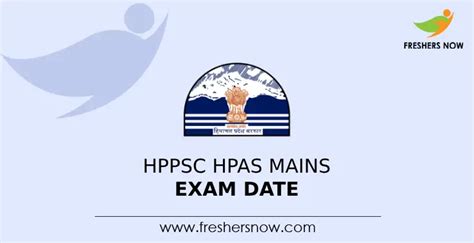 HPPSC HPAS Mains Exam Date 2023 Announced