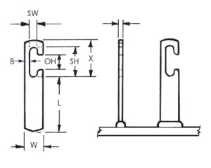 Rectangular T Slot Weld Studs Complete Stud Welding