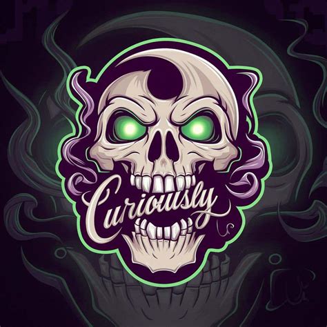 Entry #5 by Queensagha for Spooky Logo Design with "Curiously" | Freelancer