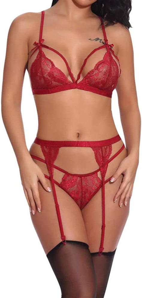 Femme Lingerie Sexy Erotique En Dentelle Sous V Tements F Minins