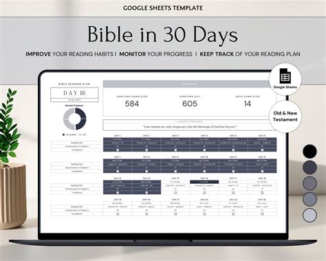 Bible Study Plan Printable Bible Reading Journal Read the - Etsy