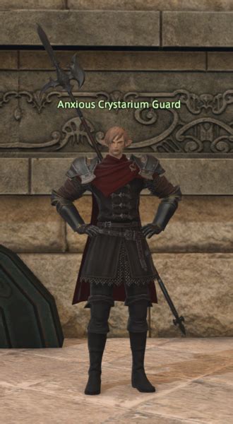 Anxious Crystarium Guard Gamer Escapes Final Fantasy Xiv Ffxiv