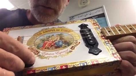 Brief Overview Of My First Successful Cigar Box Guitar Build Youtube