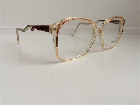 Vintage Brown Ombre Eyeglass Frames Oversized Eyeglasses