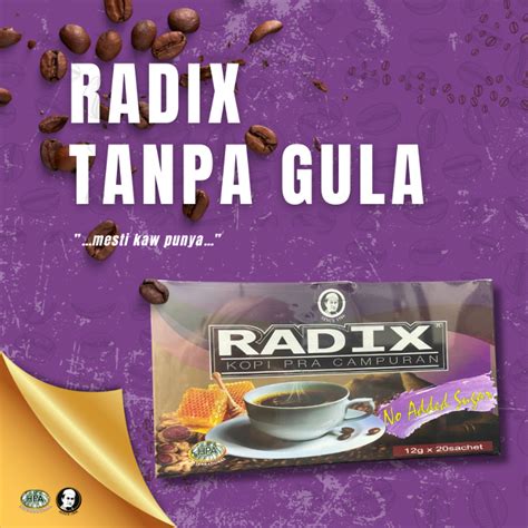 Radix Tanpa Gula Dgn Kunyit Hitam S