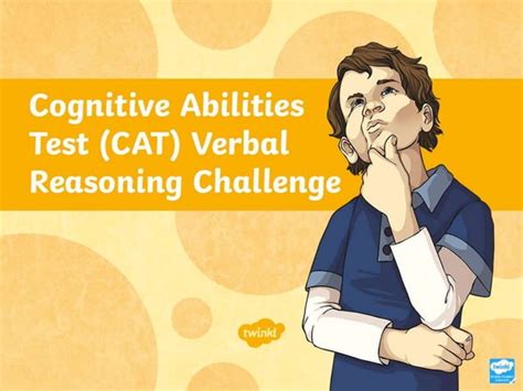 Cognitive Abilities Test Cat Verbal Reasoning Challenge Powerpoint