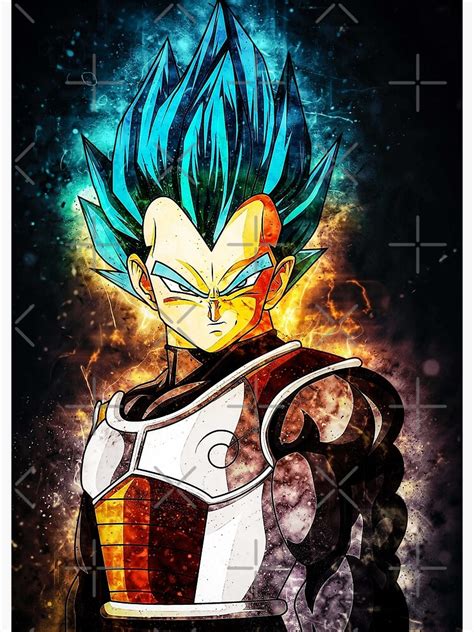 Vegeta Dragon Ball Super Poster For Sale By Spacefoxart Redbubble