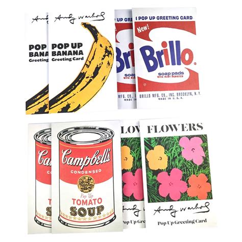 Andy Warhol Pop Up Books & Greeting Cards