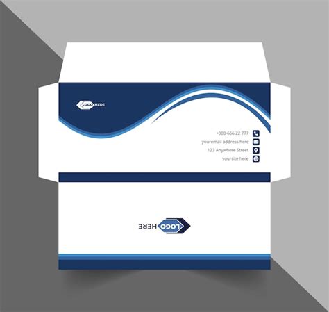 Premium Vector Corporate Envelope Template Or Envelope Design