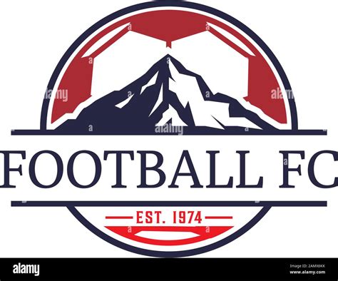 Football Club Logo Design Template Mountain Sport Logo Inspiration