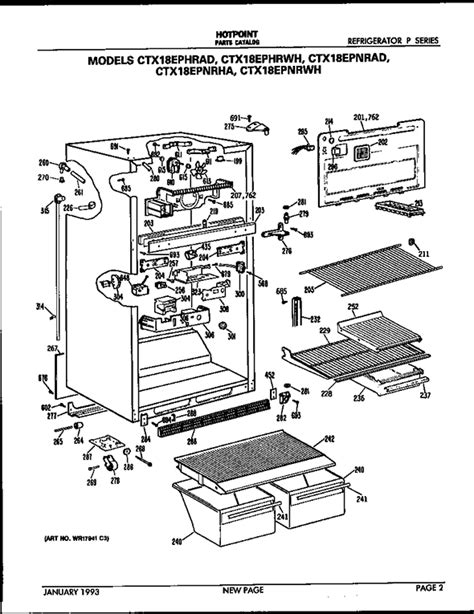 Hotpoint Ctx18epnrwh Refrigerator Partswarehouse