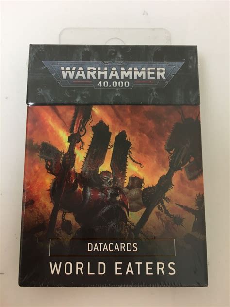 Warhammer K World Eaters Datacards Th Edition Ebay