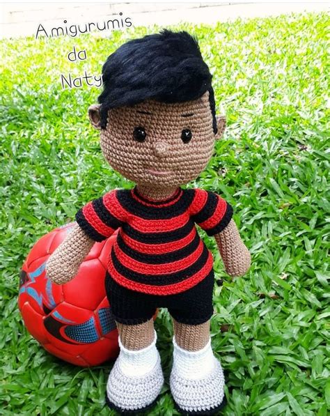 Boneco Flamenguista Amigurumi Crochet Hats Crochet Crafts