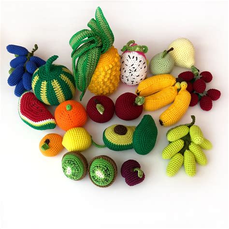 Lista 94 Foto Frutas Y Verduras Tejidas A Crochet Paso A Paso Alta