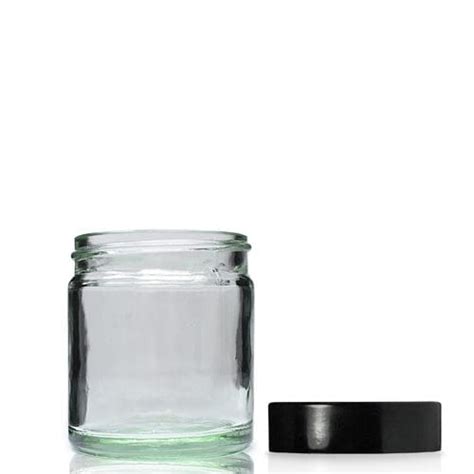 Ml Clear Glass Cosmetic Jar With Lid Ampulla