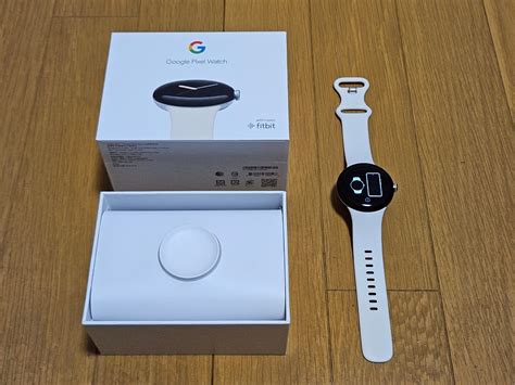 極 Google Pixel Watch GQF4C G943M G77PA Polished Silver Chalk シルバー ホワイト