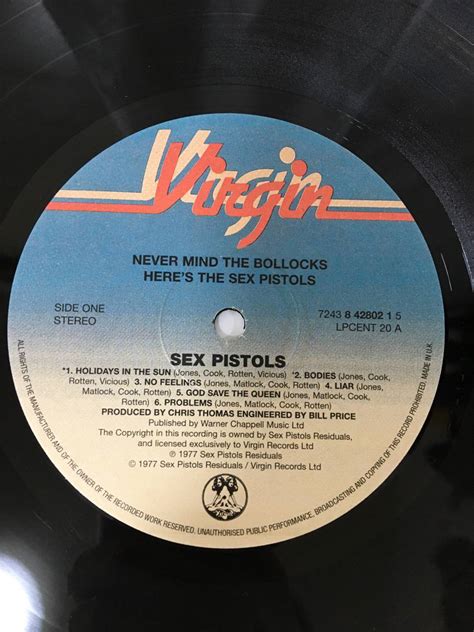 Yahoo I Lp The Sex Pistols Never Mind