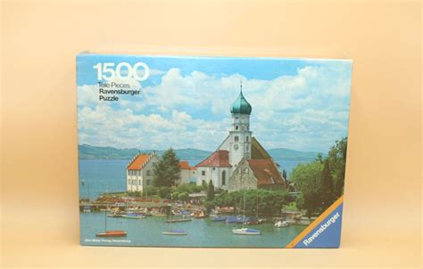 Neu Wasserburg Bodensee Teile Altes Puzzle Ravensburger