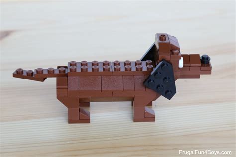 More LEGO Dogs! Dachshund and Mastiff Building Instructions - Frugal ...