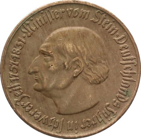 Deutschland Staatliches Notgeld 10 Mark 1921 Provinz Westfalen