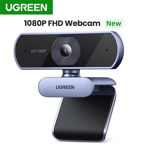 UGREEN Webcam 1080P Full HD Cámara 2K Portátil Usb Con Micrófonos