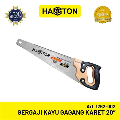 Jual HASSTON PROHEX GERGAJI GAGANG KAYU KARET 18 1262 001 DAN 20