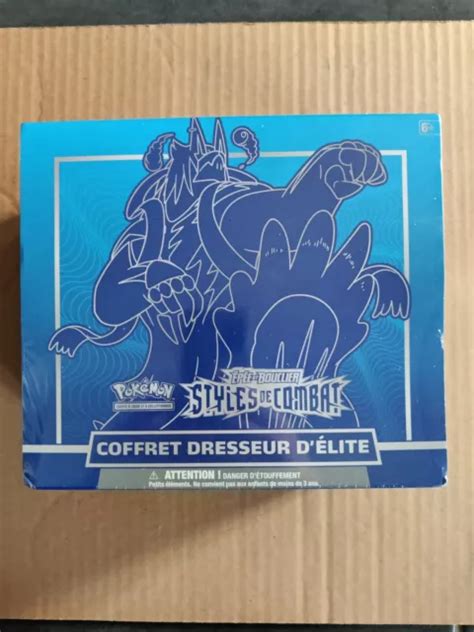 COFFRET DRESSEUR DELITE ETB Pokemon EB5 Styles De Combat Bleu Neuf Et