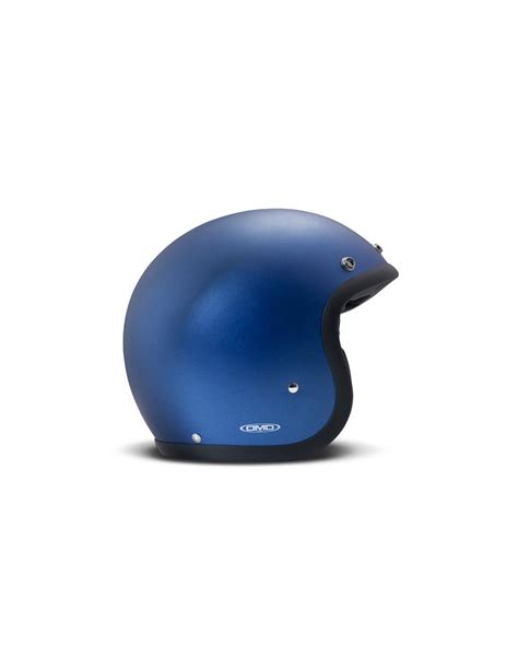 Casco Dmd Jet Vintage Metallic Blue Cascos Jet Accesorios Para Motos Custom