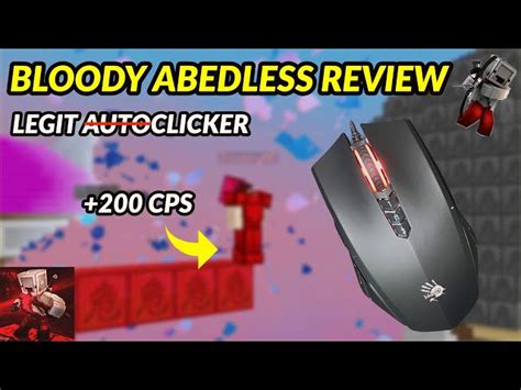 Bloody Abedless Review INSANE Best Bedwars Drag Clicking Mouse