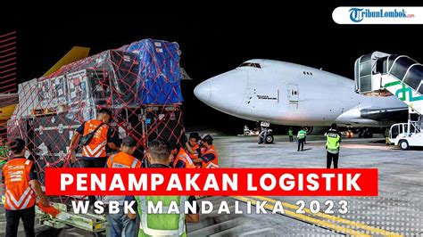 Motor Pembalap Wsbk Tiba Di Mandalika Ton Logistik Mendarat Di