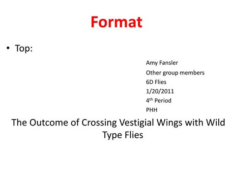 Ppt Fruit Fly Lab Report Powerpoint Presentation Free Download Id