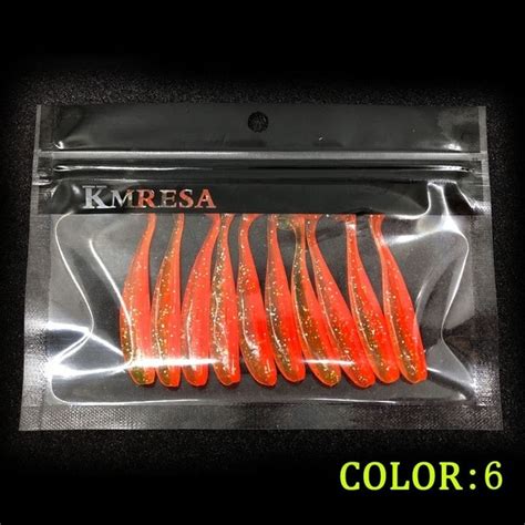 10Pcs Lot 75mm 2 1g Wobbler Fishing Lure Easy Shiner Jig Swimbait