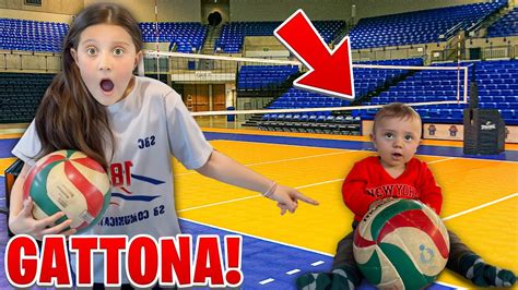 PARTITA DI PALLAVOLO BABYANDREA GATTONA Per La PRIMA VOLTA E FA