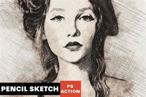 Pencil Sketch Photoshop Action Free Sheenakairo