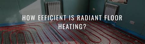 An Image Of Heating In A Room With The Words How Efficient Is Radant