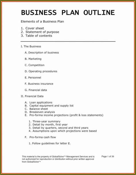 Pro Forma Income Statement Example Excel - Template 2 : Resume Examples ...